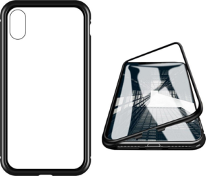 Senso Μεταλλική Μαγνητική Θήκη μπρος και πισω 360 μοιρών για Iphone XS MAX ΜΑΥΡΟ