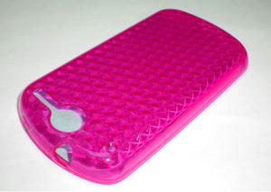Fancy Pink diamonds TPU Gel Case for Huawei U8800 Ideos X5 OEM