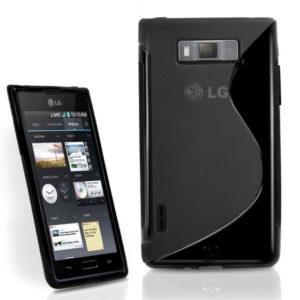Θήκη σιλικόνης S Line TPU Gel για LG Optimus L7 P700 Μαύρο (ΟΕΜ)