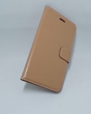 Δερμάτινη θήκη πορτοφόλι για Xiaomi Redmi Note 6 Pro Μπεζ (OEM)