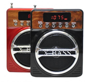 Kemai MD-89UK Mini MP3/Fm radio Speaker with microphone, built-in MP3 player and FM radio, support MP3 play from USB/SD Card - Red - Φορητό ηχείο με μικρόφωνο και δυνατότητα αναπαραγωγής Mp3 μέσω USB ή SD κάρτας και ενσωματωμένο FM δέκτη - Μαύρο-