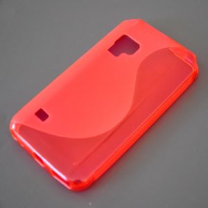 Θήκη Σιλικόνης για το Samsung Galaxy Galaxy S WiFi 5 S-Line Κόκκινη (OEM)