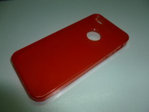Clear Soft Flexible iPhone 5/5S TPU Silicone Case Mobile Cover - Light Red I5SCLR OEM