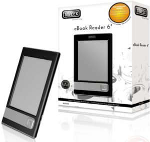 Sweex Αναγνώστης Ηλεκτρονικών Βιβλίων 6 με Προεγκατεστημένα Βιβλία Μαύρο MM300