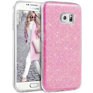 Θήκη για Samsung Galaxy S6 Edge gliter pink (ΟΕΜ)