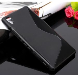 Sony Xperia M4 Aqua/M4 Aqua Dual - Θήκη Tpu Gel S-Line Μαύρο (ΟΕΜ)