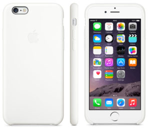 Δερμάτινη Θήκη Πίσω Κάλυμμα για το iPhone 6/6s Λευκό LC-IP6-WH