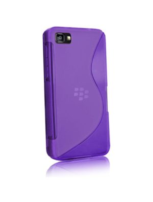 Θήκη TPU GEL Με Γραμμή S για BlackBerry Z10 Μωβ (ΟΕΜ)