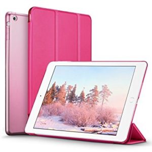 Θήκη 3-fold iPad mini 4 με ημιδιάφανη πλάτη και δυνατότητα στήριξης pink