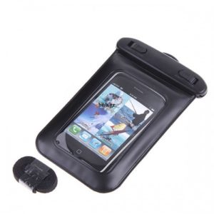 Αδιάβροχη θήκη για κινητά / mp3 έως 5.7 intses - Μαύρο Transparent Waterproof Case for various mobile phones (OEM)