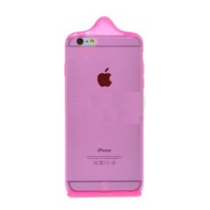 Apple iPhone 6 Plus 5.5 -Θήκη TPU Baseus Icondom Διάφανη-Ροζ (Baseus)