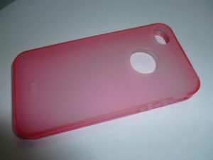 Clear Soft Flexible iPhone 4/4S TPU Silicone Case Mobile Cover - Ρόζ I4SCP OEM