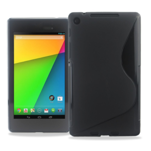 Θήκη Σιλικόνης για το Asus Google Nexus7 FHD 2nd Μαύρη (OEM)