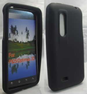 LG Optimus 3D P920 P925 Silicone Case Black LGO3DP920SCB OEM