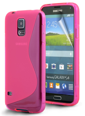 Samsung Galaxy S5 Mini G800F - Θήκη TPU GEL S-Line Ρόζ (ΟΕΜ)