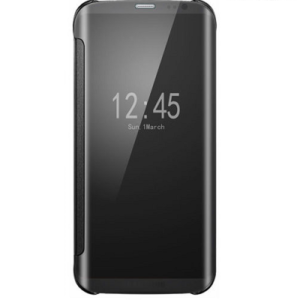 Θήκη Clear View για Samsung Galaxy S7 G930F Μαύρο (ΟΕΜ)