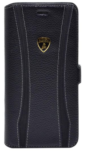 Apple iPhone 6 Plus - Θήκη Book Δέρμα Lamborghini Μαύρο E.T-D1 (Lamborghini)