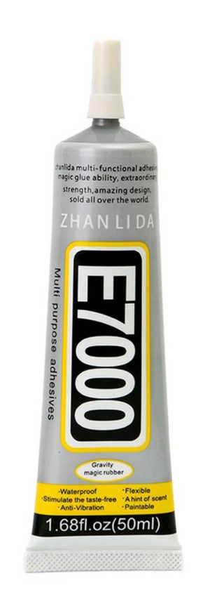 Κόλλα για Μηχανισμούς Αφής E7000 (50 ml) Παχύρρευστη και Πολλαπλών Χρήσεων