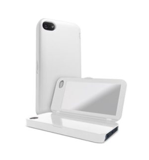IFROGZ Glaze Πίσω Πλαστικό Κάλυμμα με Καθρέφτη για iphone 5/5s Λευκό IP5GLZ-WHT