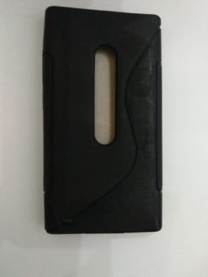 Ματ-Μαυρο Soft Crystal TPU Gel Case for Nokia Lumia 800 (ΟΕΜ)