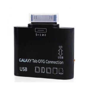 5 in1 SAMSUNG GALAXY TAB 10.1 P7500 P7510 P7300 P7310, Galaxy Tab 7 Plus P6200 P6210 USB Card Reader Connection
