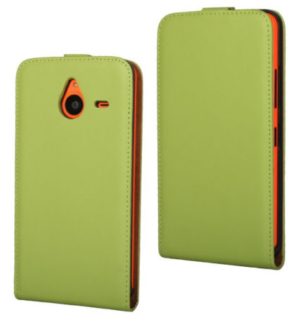 Microsoft Lumia 640 XL - Δερμάτινη Θήκη Flip Πράσινο (OEM)