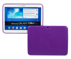 Θήκη Σιλικόνης για το Samsung Galaxy Tab 3 10.1 P5200/P5210 Μώβ (OEM)