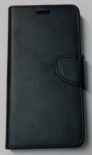Samsung Galaxy S6 Edge Plus G928F - Δερμάτινη Stand Θήκη Πορτοφόλι Με Πίσω Κάλυμμα Σιλικόνης Μαύρο (ΟΕΜ)