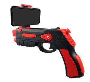 OMEGA REMOTE AUGMENTED REALITY GUN BLASTER BLACK+RED