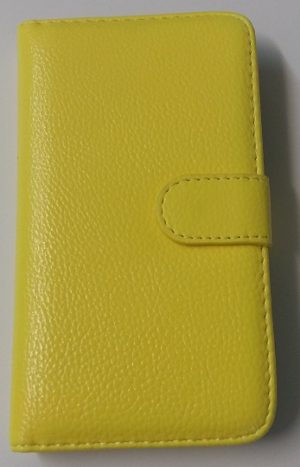 Sony Xperia L - Δερμάτινη Stand Θήκη Πορτοφόλι Κίτρινο (OEM)
