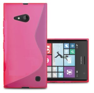 Nokia Lumia 730/735 - Θήκη TPU Gel S-Line Ρόζ (OEM)