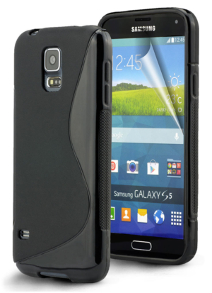 Samsung Galaxy S5 Mini G800F - Θήκη TPU GEL S-Line Μαύρη (ΟΕΜ)