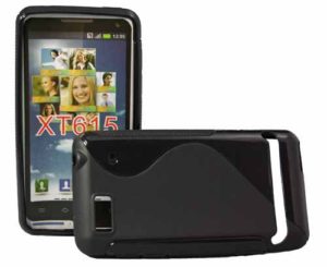 Motorola Motoluxe XT615 Θήκη Σιλικόνης TPU Gel S-Line Μαύρο (ΟΕΜ)