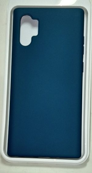 Θήκη Silicone Cover για Samsung Note 10 Pro Σκούρο Μπλε