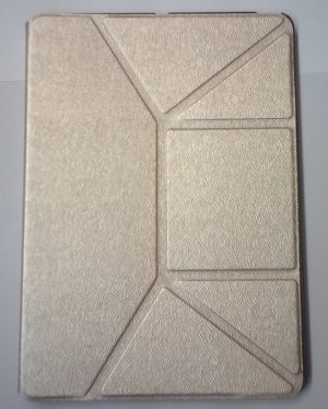 ipad Air - Δερμάτινη Θήκη με Πίσω Πλαστικό κάλυμμα 3Fold Μπρονζέ (OEM)