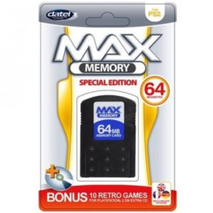 DATEL PS2 Max Memory 64MB + Retro games