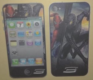 Προστατευτικό Οθόνης για Iphone 4 & 4S & 5 Screen Protector skin guard Spiderman (OEM)