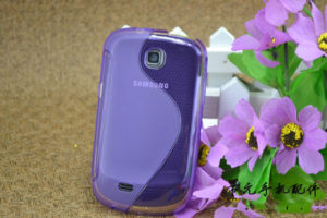 Samsung Galaxy Mini S5570 - Θήκη TPU gel case s-line Μωβ (OEM)