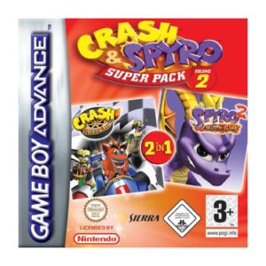 GBA GAME - Crash Nitro Kart & Spyro 2 Season Flame (ΜΤΧ)