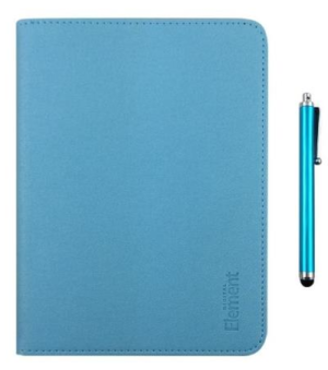 Element+Pen TAB-80B Foldable Leather Case + Pen for tablet 8 Light Blue