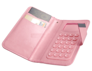 Samsung Galaxy Chat B5330 - Δερμάτινη Θήκη Πορτοφόλι Πορτοφόλι Ρόζ (ΟΕΜ)