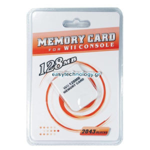 128MB Wii/GameCube μνήμη memory