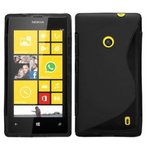 Nokia Lumia 520/525 Black Silicone Case NL520SCSLB OEM
