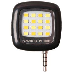 SELFIE LED φωτισμός με – 3,5mm - Μαύρο