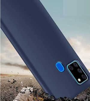 Θήκη Σιλικόνης για Samsung A21S Σκουρο Μπλε (ΟΕΜ)
