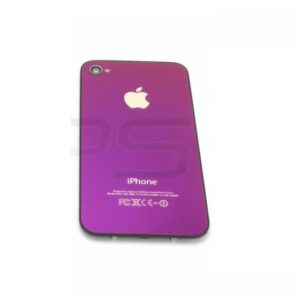 iPhone 4 πίσω καπάκι με frame Μετταλικό Μώβ