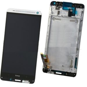 HTC One Max - Complete Display LCD+Touchscreen Silver (Ανταλλακτικό) (Bulk)