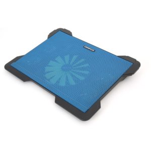 Omega Cyclone Notebook Βάση Ψύξης με 2 Θύρες USB και 5 Ανεμιστήρες για Laptops 17 Μπλε OMNCP8098BL