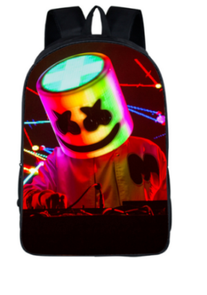 Marshmello DJ Music des37 Τσάντα πλάτης αδιάβροχη (ΟΕΜ)