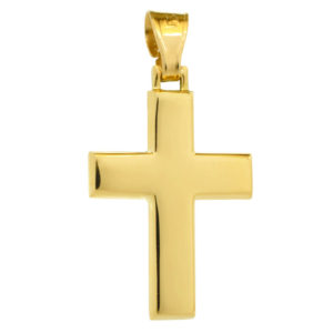 Απλός σταυρός για αγόρι χρυσός 14Κ